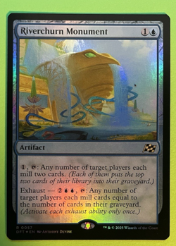Riverchurn Monument FOIL DFT 57 MTG NM/M Never Played - Image 1