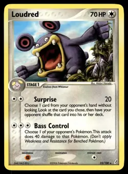 Loudred 23/100 Crystal Guardians Rare Pokemon - Image 1