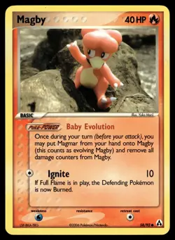 Magby 58/92 Legend Maker Common Pokemon - Image 1