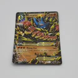 Pokemon TCG M Lucario EX 113/111 XY Furious Fists Secret Rare Full Art Holo MP - Image 2