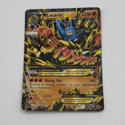 Pokemon TCG M Lucario EX 113/111 XY Furious Fists Secret Rare Full Art Holo MP - Image 3