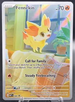 Fennekin 080 Mega Evolution - Pokemon Chaos Rising ETB Black Star Promo NM - Image 1
