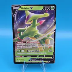 Pokemon TCG Virizion V Sword & Shield - Astral Radiance 164/189 Holo Full Art NM - Image 1