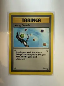 Pokemon TCG Energy Search Fossil 59/62 Regular Unlimited Common - Image 1