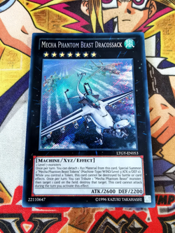 Mecha Phantom Beast Dracossack ltgy-en053 Unltd Ed (NM+) Secret Rare Yu-Gi-Oh! - Image 1