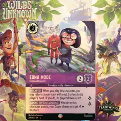 Disney Lorcana | Wilds Unknown | EPIC | Edna Mode - Fashion Designer - Image 1