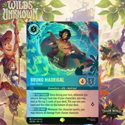 Disney Lorcana | Wilds Unknown | EPIC | Bruno Madrigal - Oasis Oracle - Image 1