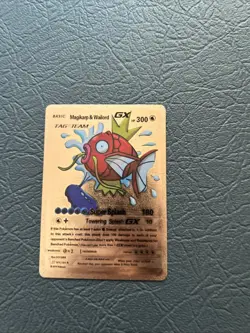 Pokemon TCG Magikarp Wailord GX Pearl Foil Ultra Rare Holo Card 14/214 - Image 1