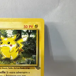 Pikachu 60/64 Jungle Regular Unlimited Common French Pokemon Card - Image 3