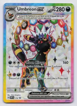 Umbreon ex - 176 Holo Promo SV: Scarlet & Violet Promo Cards SVP 176 NM - Image 1