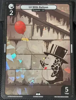 Vibes TCG Lil with Balloon * ARCTIC FOIL * - Legend of the Lils Card 131/150 - Image 1