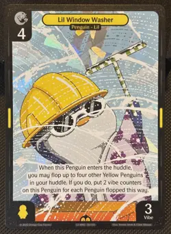 Vibes TCG Lil Window Washer * ARCTIC FOIL * - Legend of the Lils Card 36/150 - Image 1