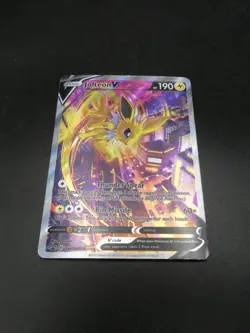 Jolteon V SWSH 183 Pokemon TCG Sword & Shield Star Promo Card Full Art MP - Image 2