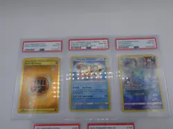 Lot of 5 PSA Graded Pokemon Cards Lillie's Determination 184 Manaphy GG06 - Image 4