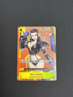 One Piece CCG TCG Nico Robin ST29-009 Alt Art English Card Egghead Full Art - Image 1