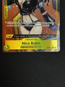One Piece CCG TCG Nico Robin ST29-009 Alt Art English Card Egghead Full Art - Image 3