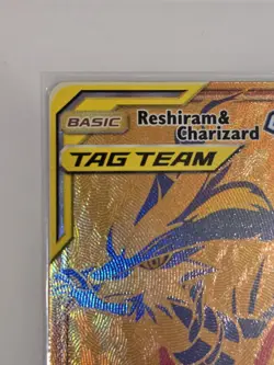 Pokemon Reshiram & Charizard / Pikachu & Zekrom GX Tag Team Gold Promo Card Set - Image 5