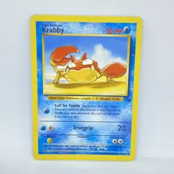 51/62 | Krabby | Fossil Set 1999 WOTC | Pokemon Card - Image 1