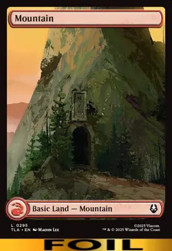 Mountain ** FOIL FULL ART ** #295 - Avatar: The Last Airbender - NM MTG - Image 1