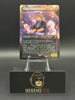 Locke, Treasure Hunter MTG Final Fantasy (Chocobo Track Foil) Rare 0475 Magic - Image 1