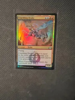 Crackling Drake - FOIL NM - Guilds of Ravnica - Uncommon MTG - Image 1