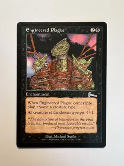 Engineered Plague - MTG Urza's Legacy - LP - Image 1
