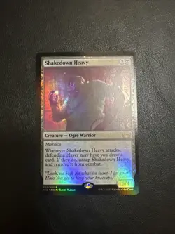 Shakedown Heavy Streets of New Capenna Foil Rare NM MTG - Image 1