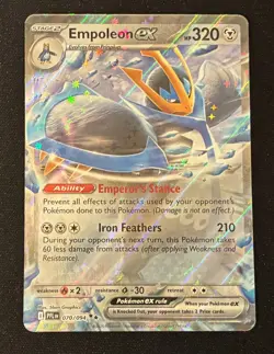 Empoleon EX 070/094 Double Rare Phantasmal Flames Pokemon TCG Card NM Near Mint - Image 1