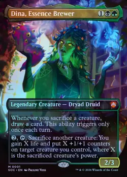 Dina, Essence Brewer (Borderless) - Foil - MTG Cards Shop - Image 1