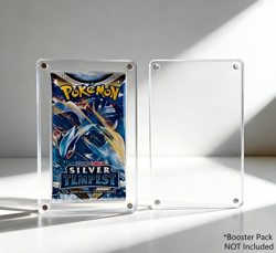 Pokemon / Magic the Gathering - Booster Pack UV Protective Acrylic Display Case - Image 1