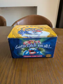Empty Pokemon Base Set Booster Box English 1999 WOTC - Image 1
