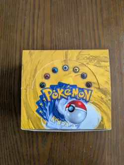Empty Pokemon Base Set Booster Box English 1999 WOTC - Image 5