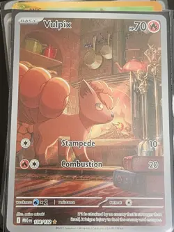 The Pokemon Company Vulpix 138/132 Me01 Illustration Rare Holo Eng 70HP - Image 1