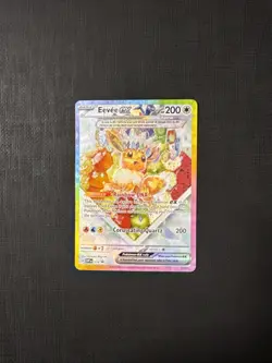 Pokemon TCG Eevee ex SVP 174 Black Star Promo Holo NM - Image 1
