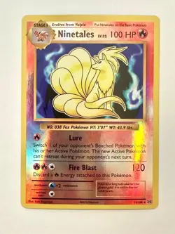 Ninetales 15/108 Reverse Holo Rare XY Evolutions Pokemon TCG Near Mint or better - Image 1