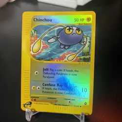 Pokemon TCG Chinchou Aquapolis Reverse Holo 71/147 Rare - Image 3