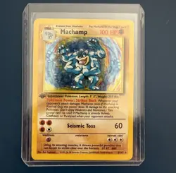 Machamp 008/102 Deck Exclusives Holo 1st Edition Pokemon 1999 - Image 1