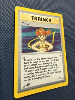 Misty Trainer LP 18/132 - 1st Edition Holo Gym Heroes 🏝 Pokemon 2000 WOTC (B) - Image 4