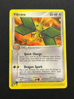 Vibrava 22/97 Rare Dragon Pokemon Lightly Played - Image 1