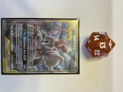 Mewtwo & Mew GX SM191 Holo Black Star Promo Tag Team Near Mint/Mint - Image 1