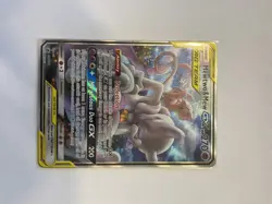 Mewtwo & Mew GX SM191 Holo Black Star Promo Tag Team Near Mint/Mint - Image 2