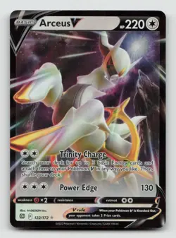 ARCEUS V 122/172 HOLO V Rare Holo Pokemon BRILLIANT STARS - Image 1