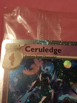 3 SWIRLS Pokemon Scarlet & Violet SEALED Ceruledge Pokemon Day 2024 Cosmos Promo - Image 5