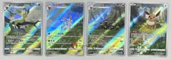 Pokemon Chinese Leafeon Sylveon Umbreon Eevee Gem Pack 2 CBB2C Holo 4 pc set NM - Image 2