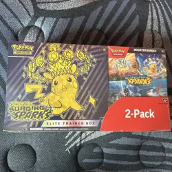 Pokemon Surging Sparks Costco 2-Pack - Elite Trainer Box (ETB) + Booster Bundle - Image 1