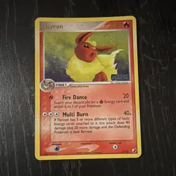 Flareon 5/115 Unseen Forces Reverse Holo Holo Rare 70 HP English Pokemon TCG - Image 1