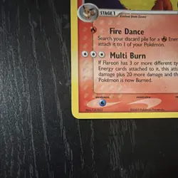 Flareon 5/115 Unseen Forces Reverse Holo Holo Rare 70 HP English Pokemon TCG - Image 5