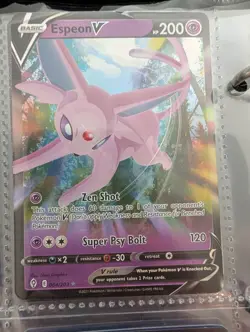 Pokemon TCG Espeon V (Ultra Rare) - Evolving Skies 064/203 *Fresh pull* NM/M - Image 1