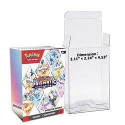 10pcs Pokemon Booster Bundle and Build & Battle Protector Plastic Case PET - Image 2