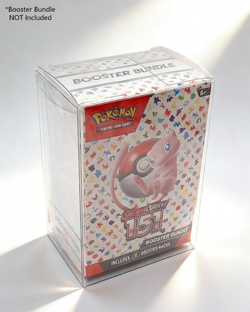 Pokemon Booster Bundle and Build & Battle Protector Plastic Case PET x10 - Image 1